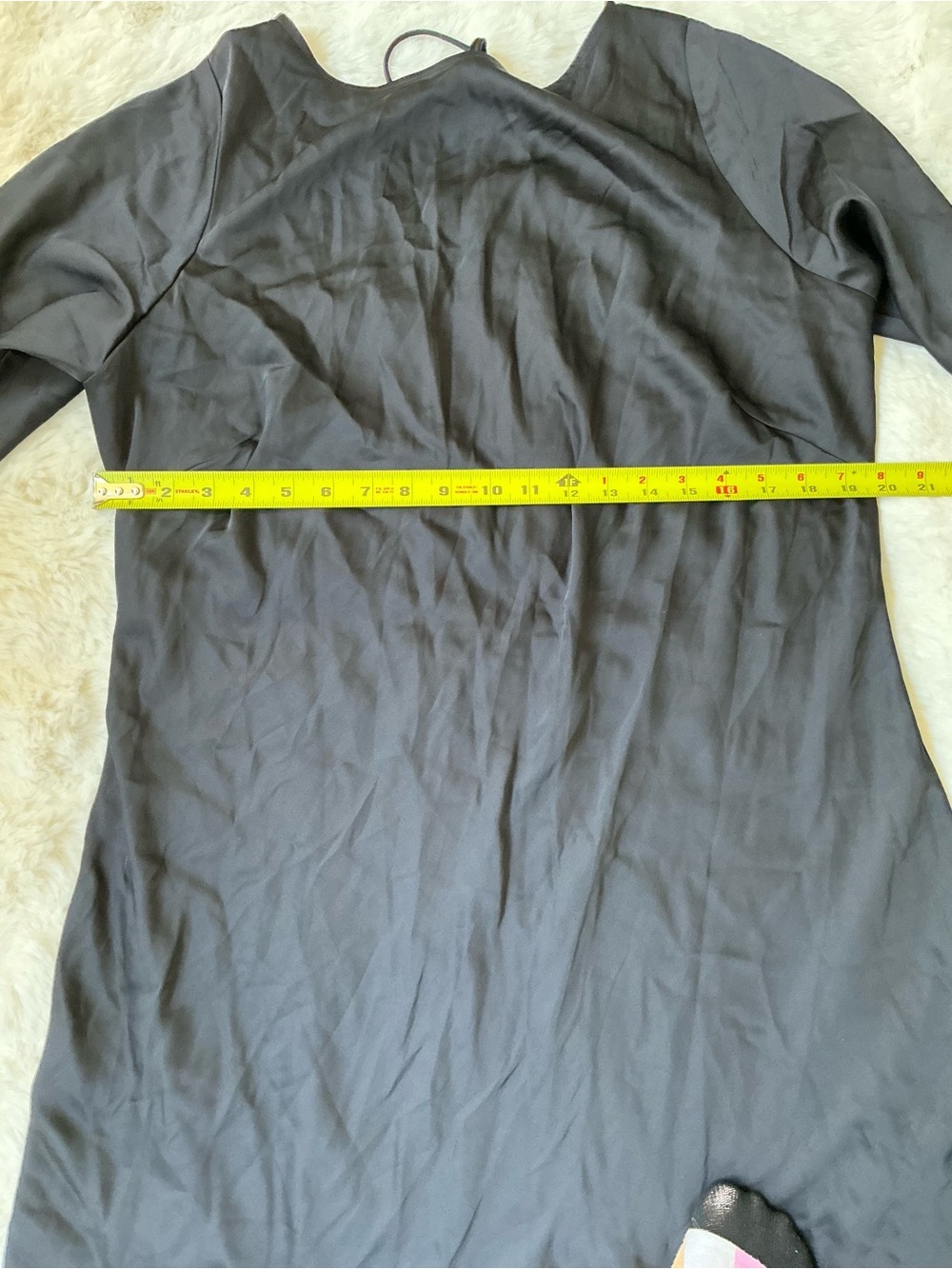 Abercrombie & Fitch Black Long-Sleeve Shift Dress - Picture 4 of 7